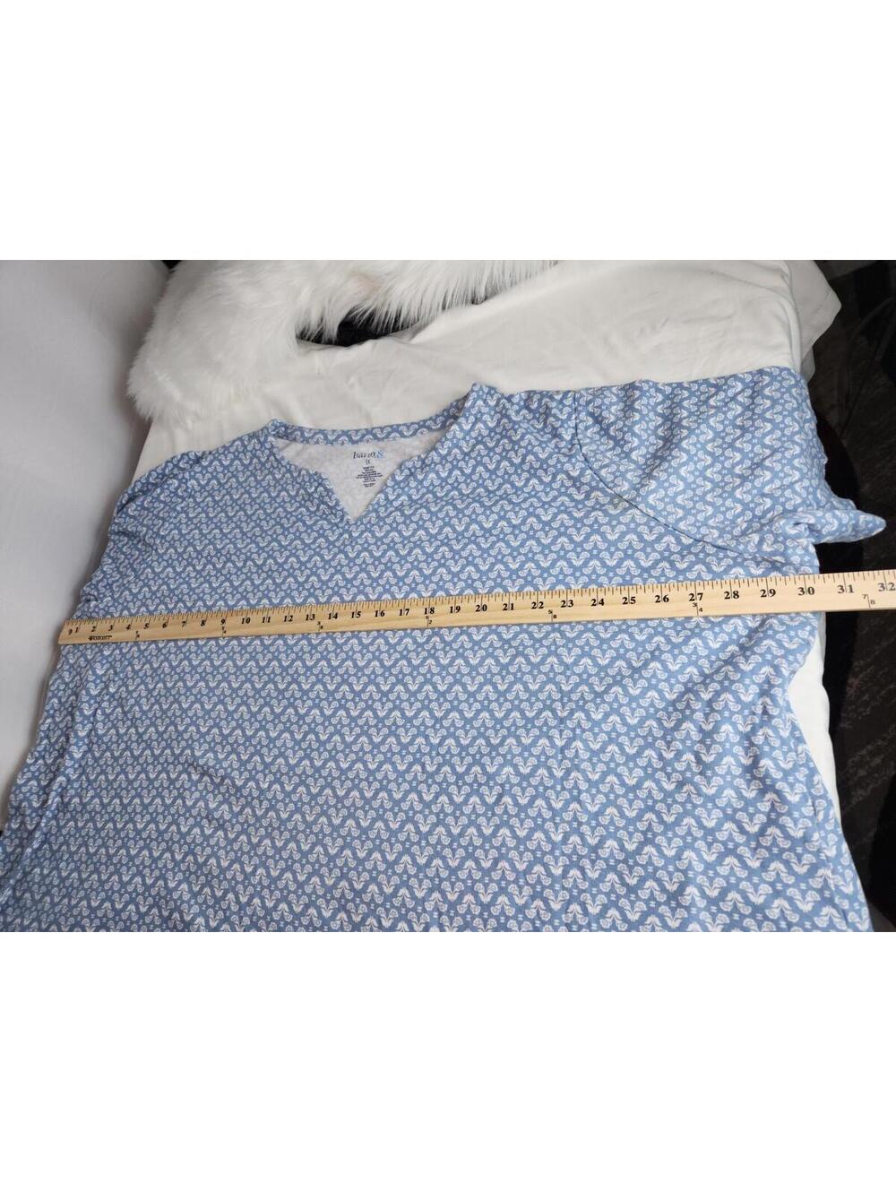 Croft & Barrow, Size  3x, classic tee, short sleeve, comfy, light blue - Picture 11 of 16